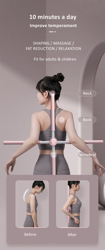 PrimaStretch™ - Back Straightener Posture Corrector Yoga Stick