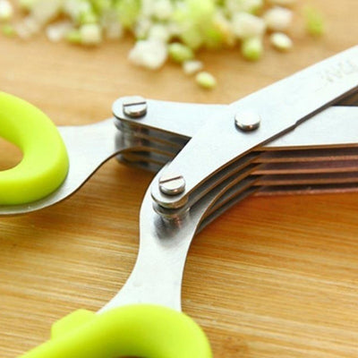 BunchChomp - 5 Blade Kitchen Salad Scissors
