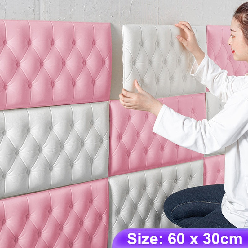 WallCush™ - Peel and Stick 3D Eco-Friendly Wall Panel