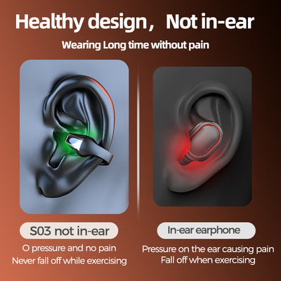 AudiClip - Wireless Ear Clip Bone Conduction Headphones